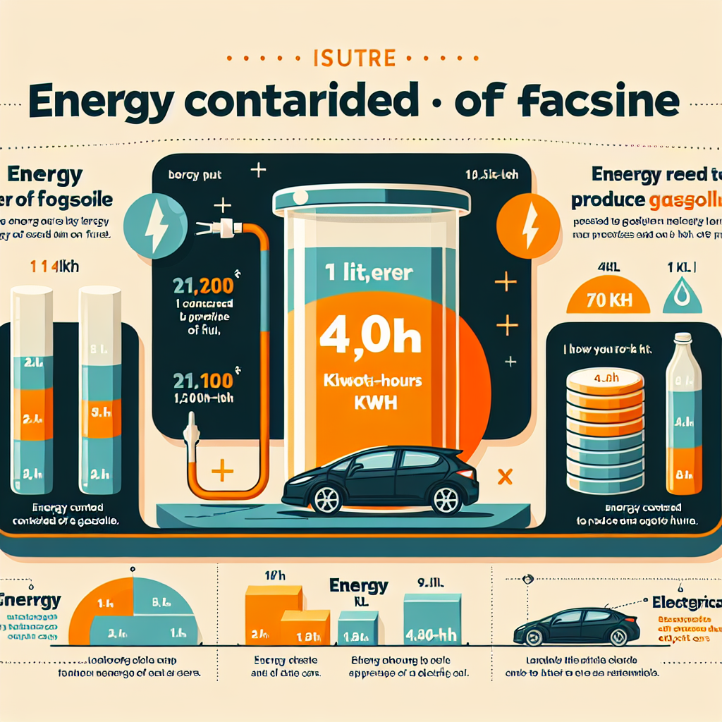 Ile kWh jest w jednym litrze benzyny ? Ile energi kosztuje wytworzenie 1 litra paliwa? I jak to wygląda w stosunku do samochodó elektrycznych